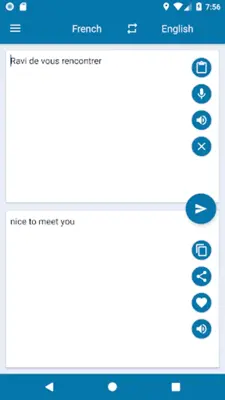 EN-FR Translator android App screenshot 4